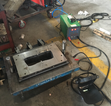 Field use picture of precision repair welding machine